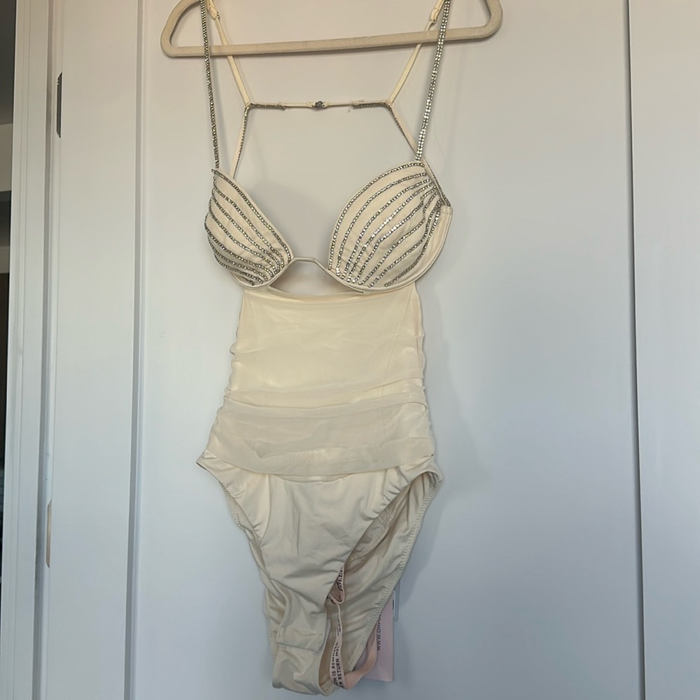 Ohpolly embellished mermaid bodysuit